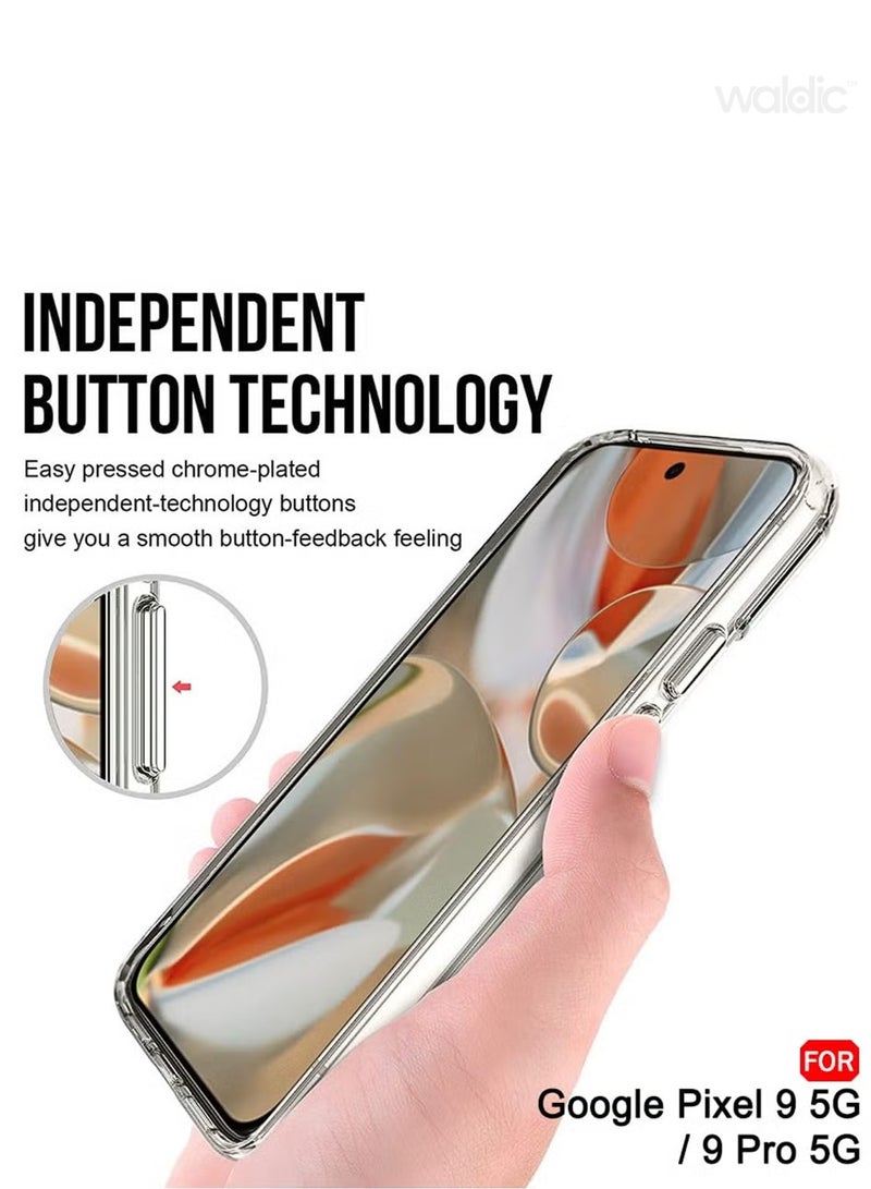 ولديك جراب سيليكون لهاتف Google Pixel 9 | غطاء سيليكون فاخر مصمم خصيصًا لهاتف Google Pixel 9 | جراب Google Pixel 9 مع حماية من الكاميرا والسقوط، غطاء خلفي رفيع واقٍ لهاتف Google Pixel 9 - شفاف - Image 2