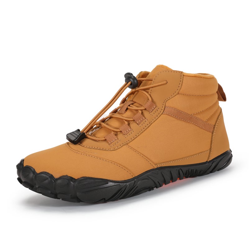 Winter New Men''s and Women''s Outdoor Leisure Sports Non-Slip Waterproof Plus Velvet Thickened High-Top Snow Boots Cotton Shoes - Image 1