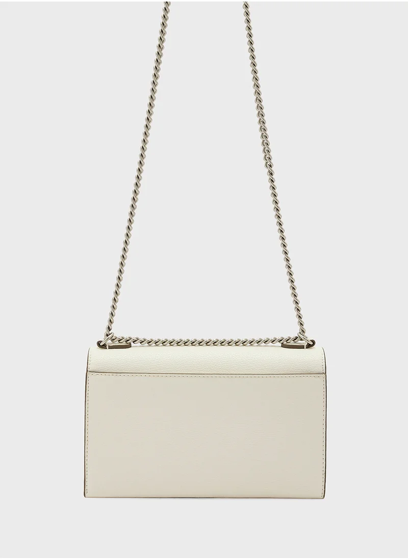 Calvin Klein Jeans Forged Chain Flap Crossbody