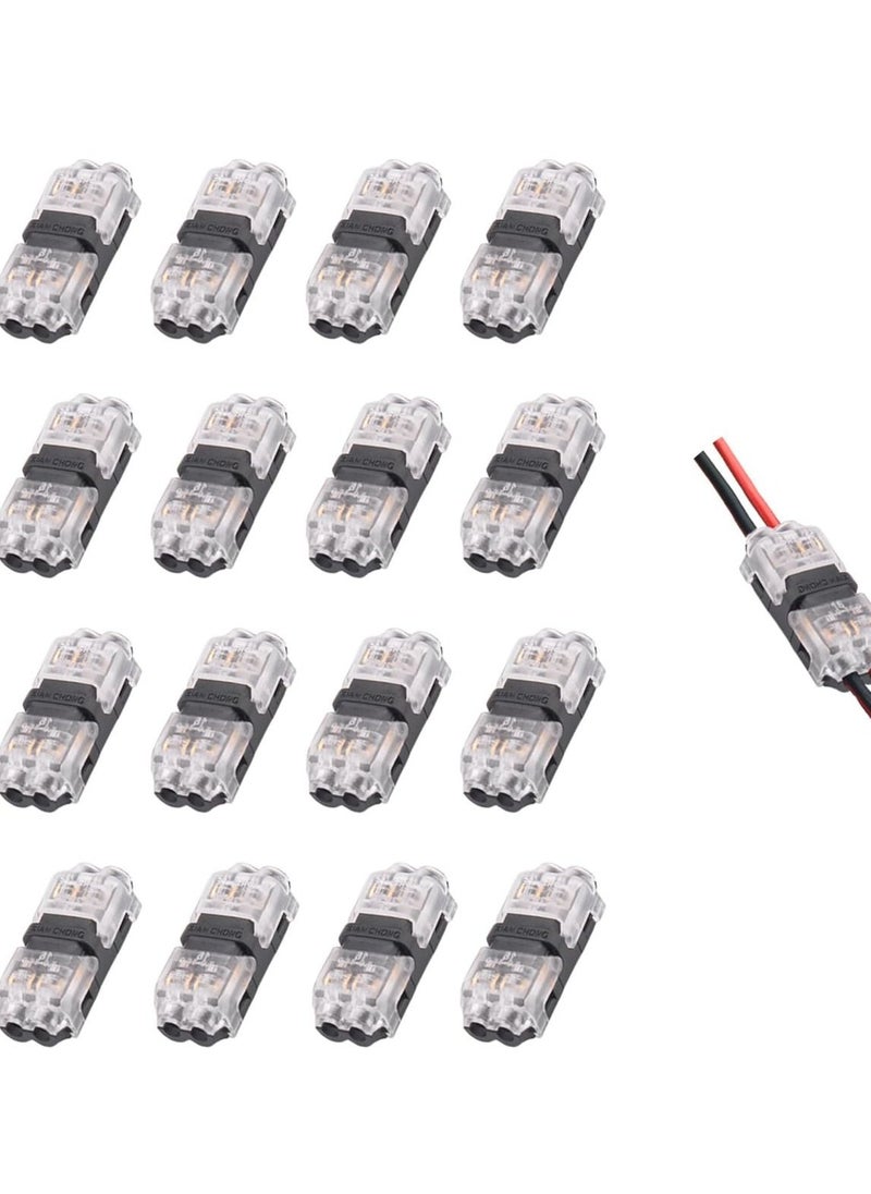 Y&D Low Voltage Wire Connectors, Tap 20-24 Gauge Connectors Splicer, I Type 2 Pins - 16 Pack  - Image 1