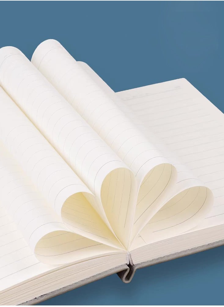 LYNLYN Refillable Writing Journals Notebook,A5 Ruled Magnetic Faux Leather Hardcover Notebook for Men and Women, Great Gift for Business School Travel Personal  - Image 2