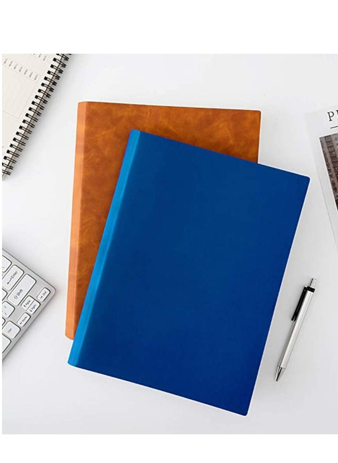 LYNLYN Refillable Writing Journals Notebook,A5 Ruled Magnetic Faux Leather Hardcover Notebook for Men and Women, Great Gift for Business School Travel Personal  - Image 5