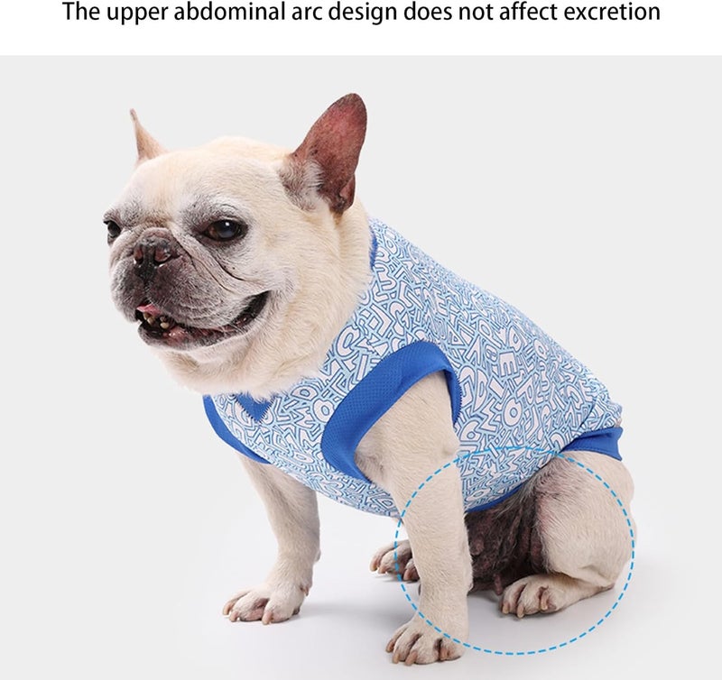 Dog Cooling Shirt V Neck Design Breathable Fabric for Active Pets Hot Weather Outdoor Adventures Beach Walks Color Large Dog Cooling Vest - Image 5