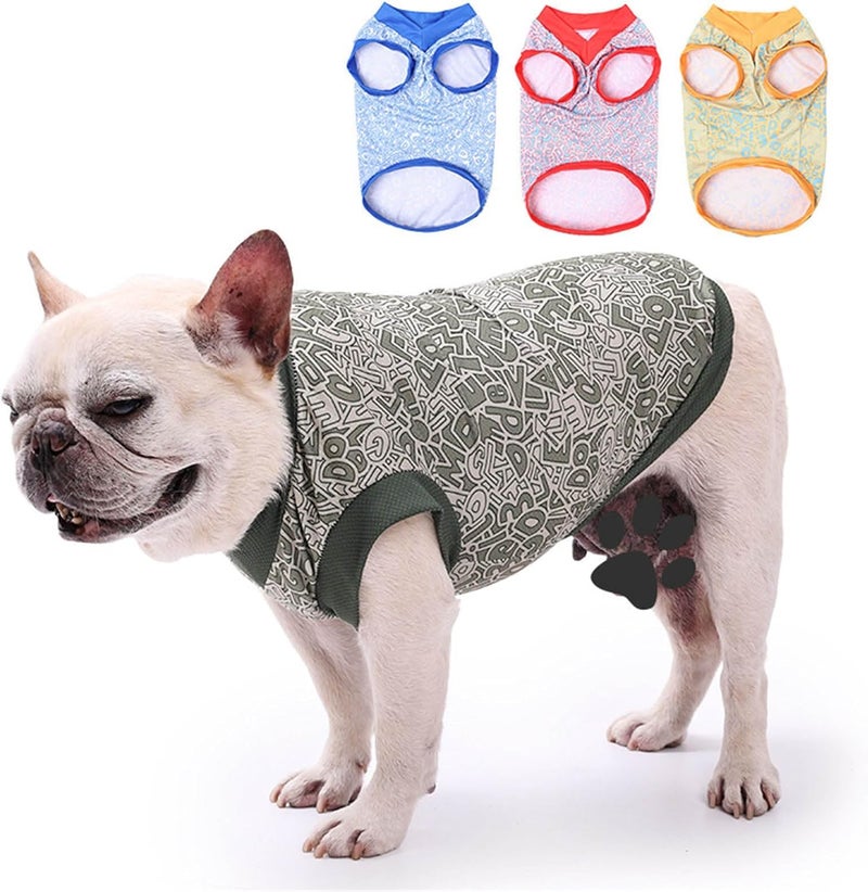 Dog Cooling Shirt V Neck Design Breathable Fabric for Active Pets Hot Weather Outdoor Adventures Beach Walks Color Large Dog Cooling Vest - Image 2