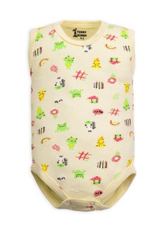 Funny Bunny Sleeveless Printed Onesies  Bundle Of 3 Onesies  - Image 2