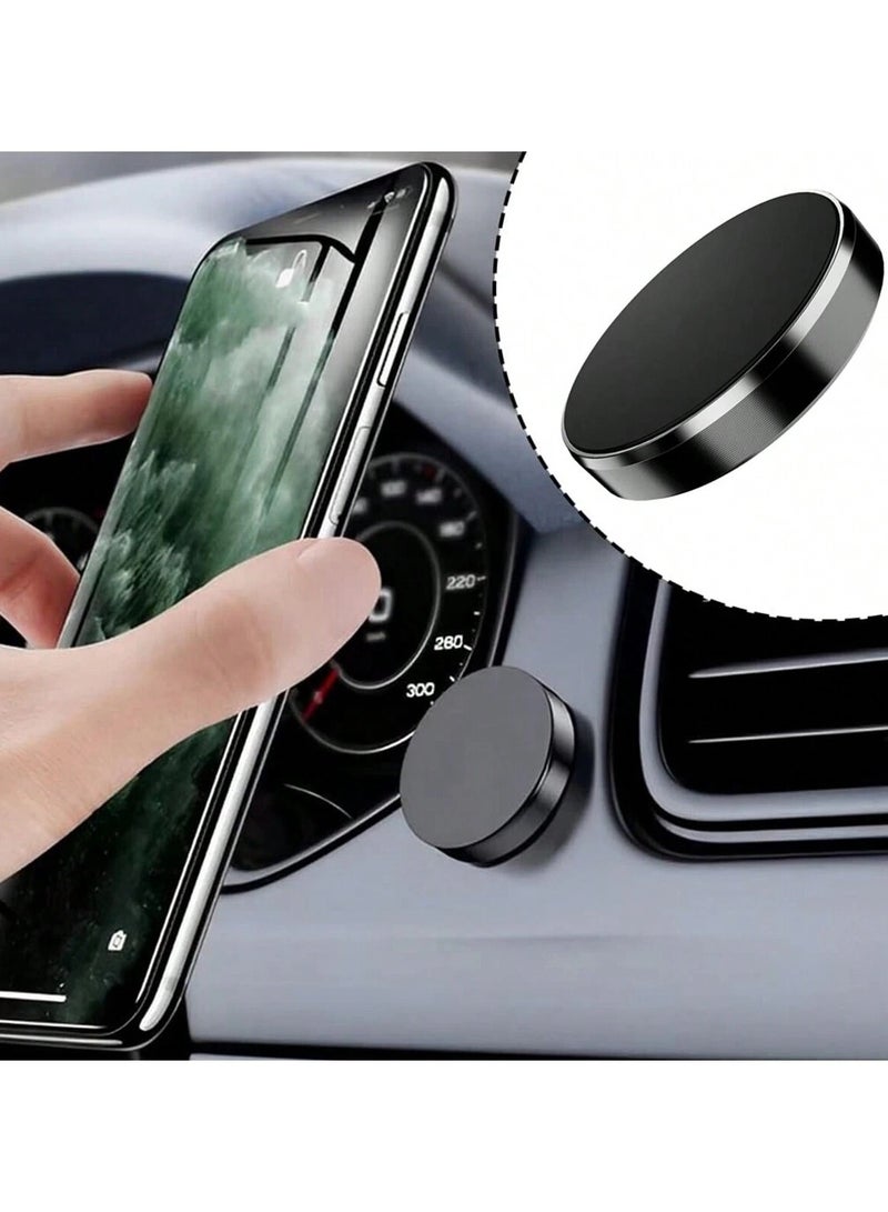 Magnetic Car Phone Holder For Car Dashboard Truck Windshield Table Suitable For Tablets Smartphones Flat Universal Magnetic Kit  - Image 1