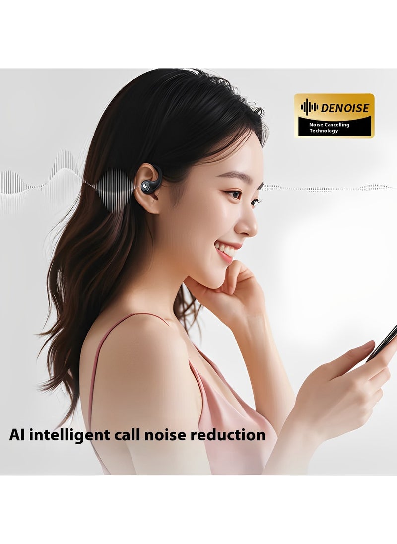 Monster Monster Open Ear AC336 Headphones, Bluetooth 5.3 Wireless Headphones, Stereo Sound, Extra Long Play Time, Clear Calls, Stylish Swivel Case with Lanyard, Sweat-Proof Open Earphones Wireless Earbuds  - Image 3