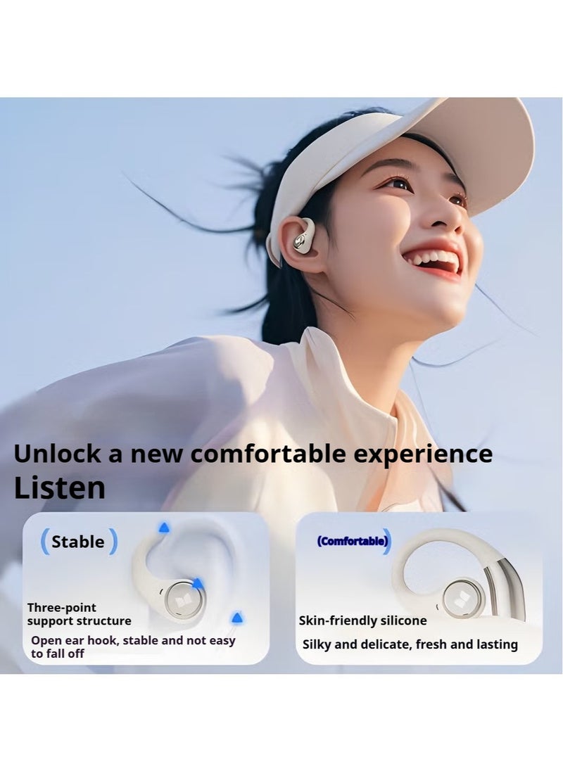 Monster Monster Open Ear AC336 Headphones, Bluetooth 5.3 Wireless Headphones, Stereo Sound, Extra Long Play Time, Clear Calls, Stylish Swivel Case with Lanyard, Sweat-Proof Open Earphones Wireless Earbuds  - Image 5