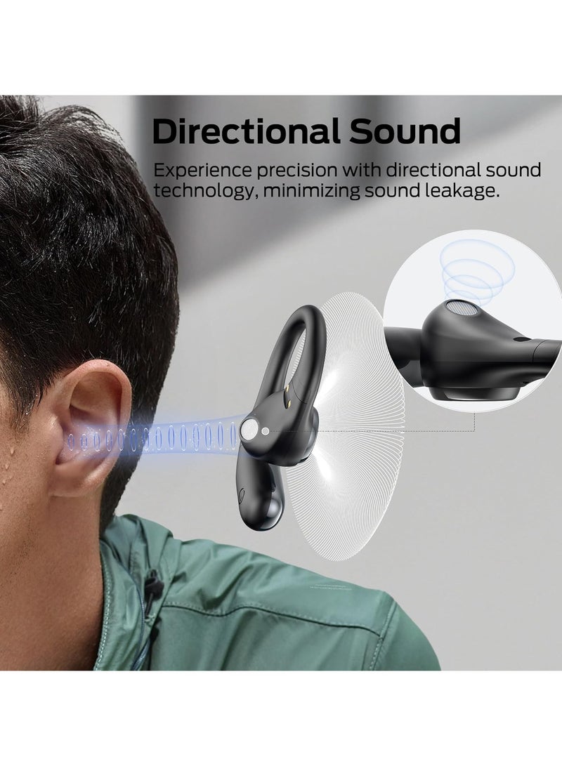 Monster Open Ear AC336 Wireless Earbuds, Bluetooth 5.3, Open-Ear Ear-Hook Design, Stereo Sound, Up to 10H Playtime, IPX7 Waterproof, Clear Calls - Image 4