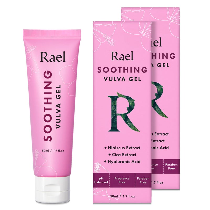 Rael Vaginal Moisturizer, Soothing Vulva Gel, Intimate Care for Women (1.7 Fl Oz, Pack of 2) - Image 1