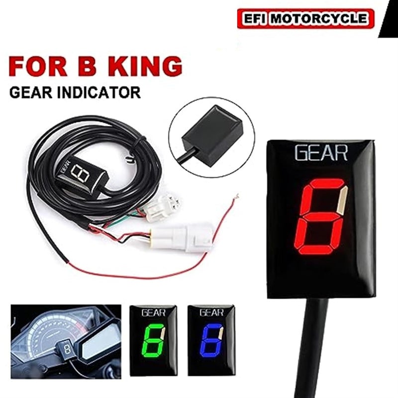 Wivplex Motorcycle 1-6 Speed Gear Indicator - Image 4