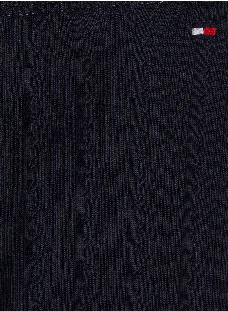 TOMMY HILFIGER FLOWER POINTELLE LEGGING  - Image 3