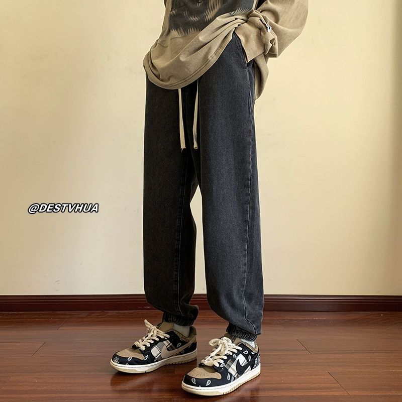 Unisex Casual Daily Denim Jeans - Image 1