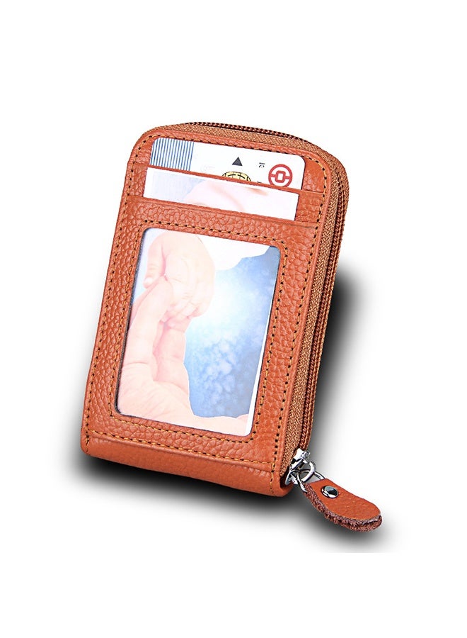 Leather Card Case Brown  - Image 2