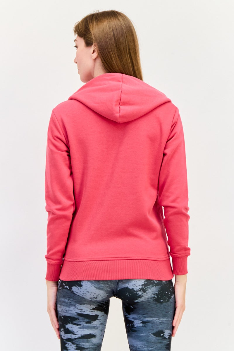 SKECHERS Women Sportswear Fit Long Sleeves Outdoor Hoodie, Pale Red  - Image 3