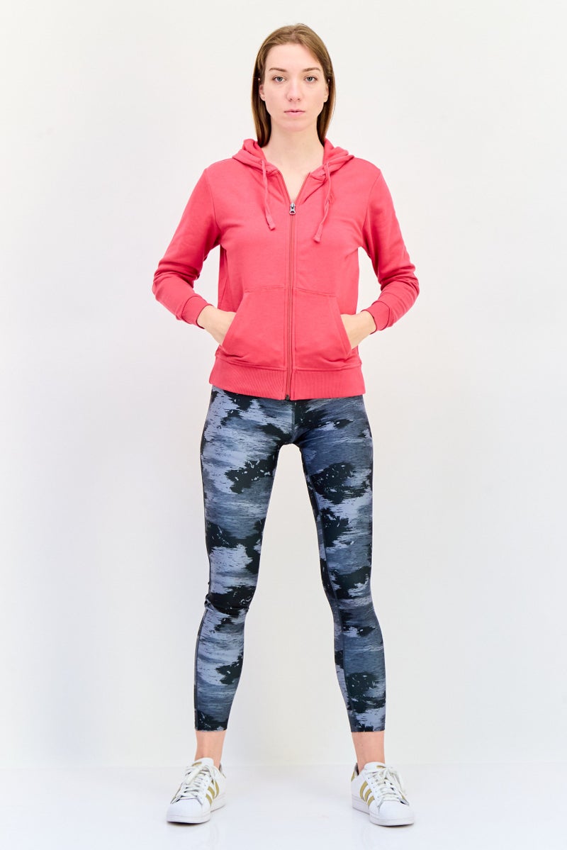 SKECHERS Women Sportswear Fit Long Sleeves Outdoor Hoodie, Pale Red  - Image 4