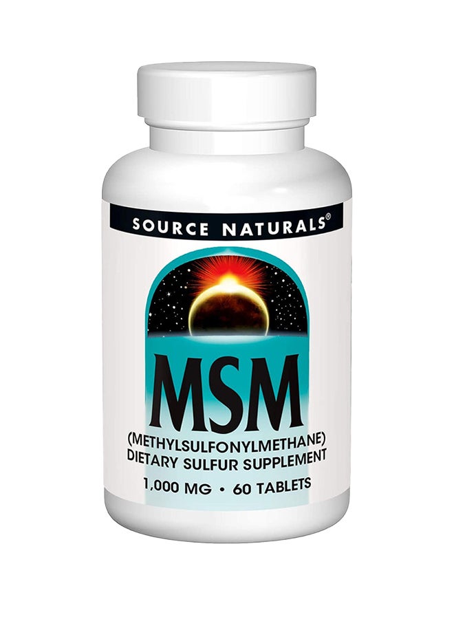 Source Naturals سورس ناتشورالز إم إس إم (ميثيل سلفونيل ميثان) 1000 ملغ
