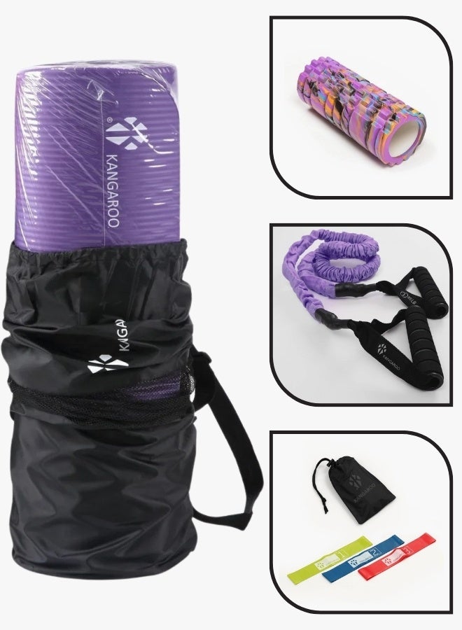 KANGAROO Complete gym set is suitable for daily exercise routine at home Bundle - Image 2