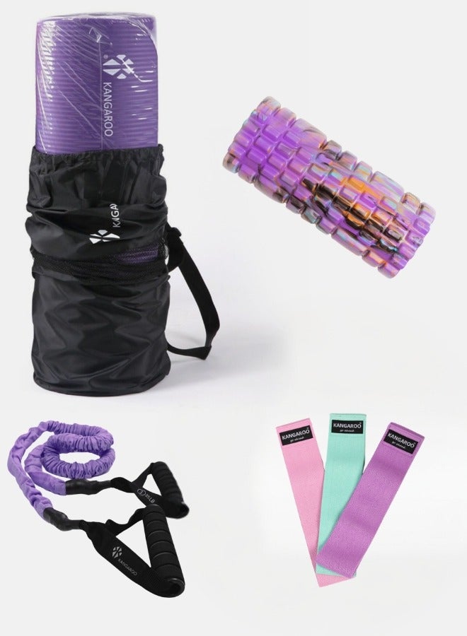KANGAROO Complete gym set is suitable for daily exercise routine at home Bundle - Image 1