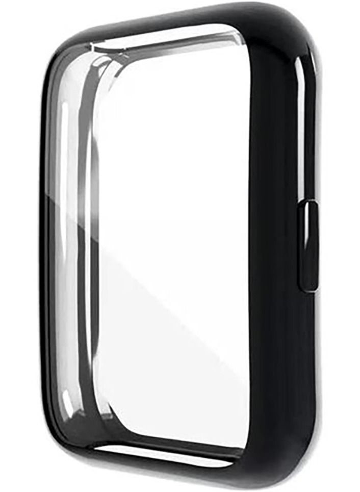 Huawei Band Fit 2 Protective 360 Case Flexible TPU Case Soft Frame Shock Resistant -Black 