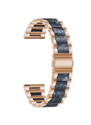 Replacement Strap For Samsung Smart Watch 22mm Three-beads Steel + Resin Watch Band Rose Gold Blue - pzsku/ZC0E1284FAD73A1EA8541Z/45/_/1714870454/c64871da-aadf-444c-bb6c-ce972fee4356