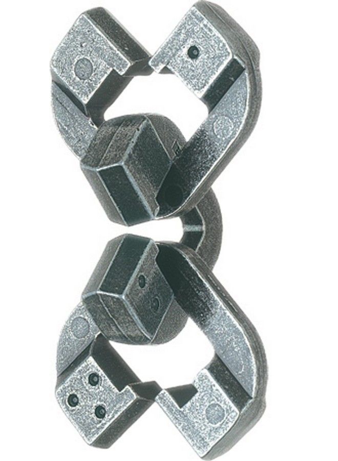 Bepuzzled Chain Hanayama Cast Metal Brain Teaser Puzzle (Level 6) Puzzles For Kids & Adults Ages 12 & Up - Image 3
