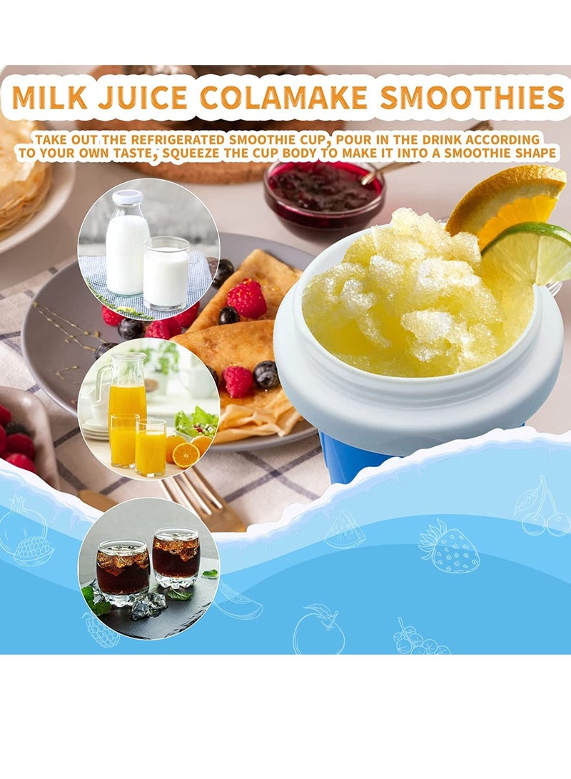 ELTRAZONE Slushy Maker Cup, Slushy Maker Ice Frozen Squeeze Cup Cooling Maker Cup Freeze Mug Milkshake Smoothie Mug - Image 3