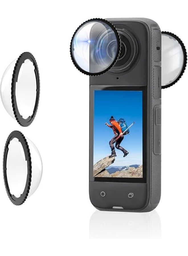 X4 Premium Lens Guard for Insta360 X4, High Transparency Tempered Glass Lens Protector for Insta360 X4 Camera Anti-scratch Accessories - Image 1
