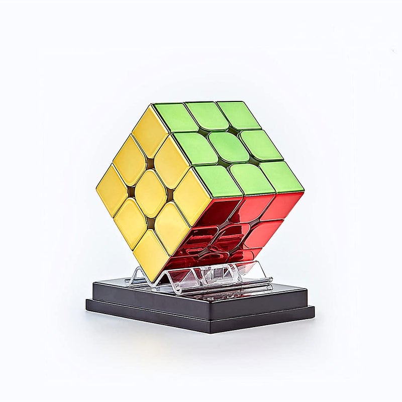 LiangCuber مكعب ليانغكيبر سايكلون للأولاد 3x3 مكعب سرعة مغناطيسي بدون ملصقات مكعب مرآة عاكسة 3x3x3 مكعب لامع 56 مم 1 قطعة - Image 2