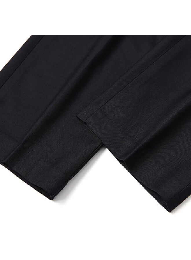 Tucano Women's Casual Work Slim Fit Straight Leg Black Suit Pants XL - Image 4
