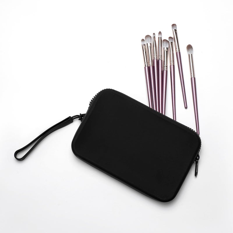 WHHJM Large Silicone Multifunctional Essential Bag Portable Travel Makeup Bag for Women Men Cards Cash Bag Zipper Pouch (Black) - Image 2