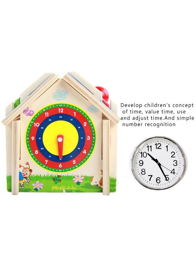 الأطفال التعلم المبكر ألعاب تعليمية عدد شكل بناء مكعب لعبة منزل نموذج لعبة هدية - Image 5