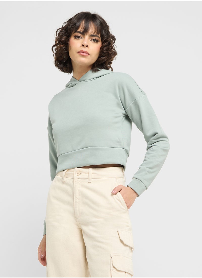 NOISY MAY Cropped Hoodie  - Image 1