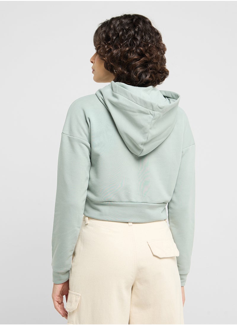 NOISY MAY Cropped Hoodie  - Image 2