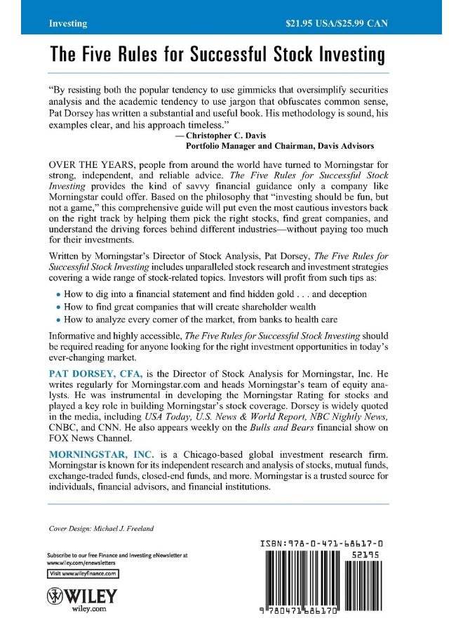 WILEY The five rules for successful stock investing: morningstar's guide to building wealth and winning in the market - Image 2