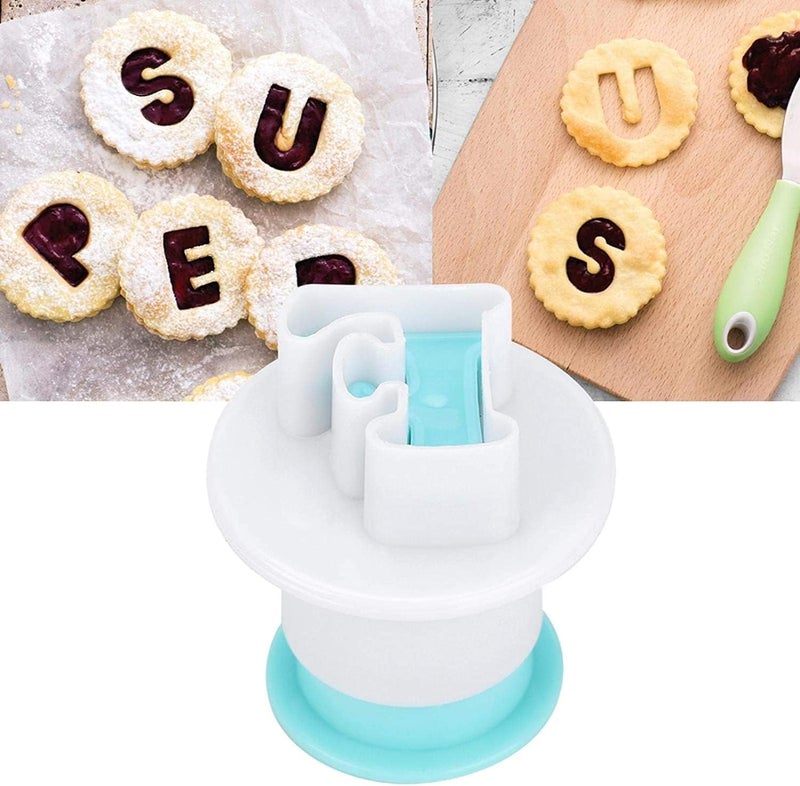 comfrt Fondant Letter Cutters, Letters Chocolate Cake Mold for Baking Decoration (Uppercase Letter) - Image 1