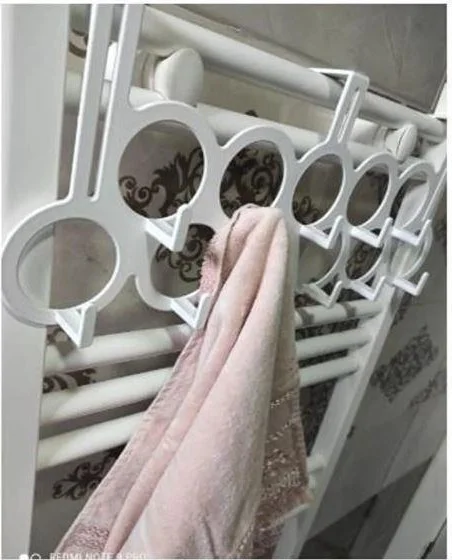 Masho Trend 2 Pieces White Gondola Door Hanger - Multi-Purpose Door Hanger