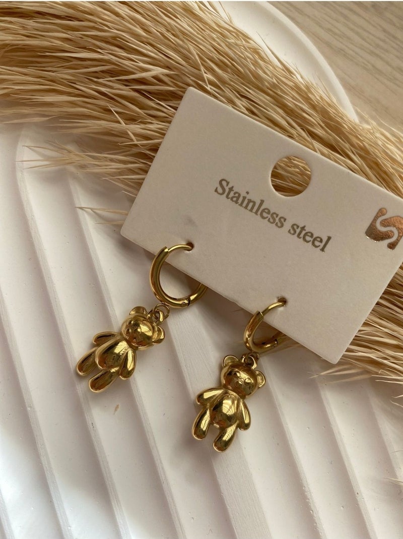 Stainless Stell Bs Still New Model Earring Minimal Stainless-Tarnish Steel Earring  - Image 4