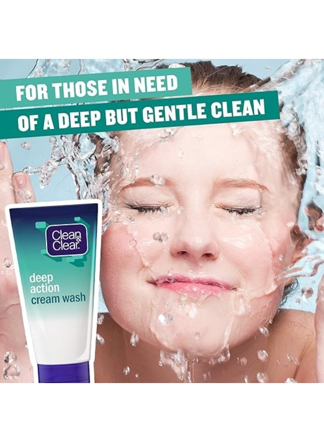 Clean & Clear Deep Action Cream Wash 150 Ml - Image 3