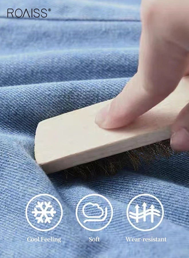 رويس شورت جينز صيفي للبنات مزين باللآلئ والجيوب المزخرفة، بنطلون قصير بخصر مرن مستقيم الساق، شورت جينز أنيق متعدد الاستخدامات للبنات، مناسب للارتداء اليومي والمناسبات الأخرى - Image 3