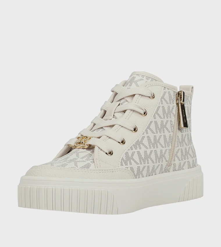 Michael Kors SHEA SPLIT Monogram Mid-Top Sneakers