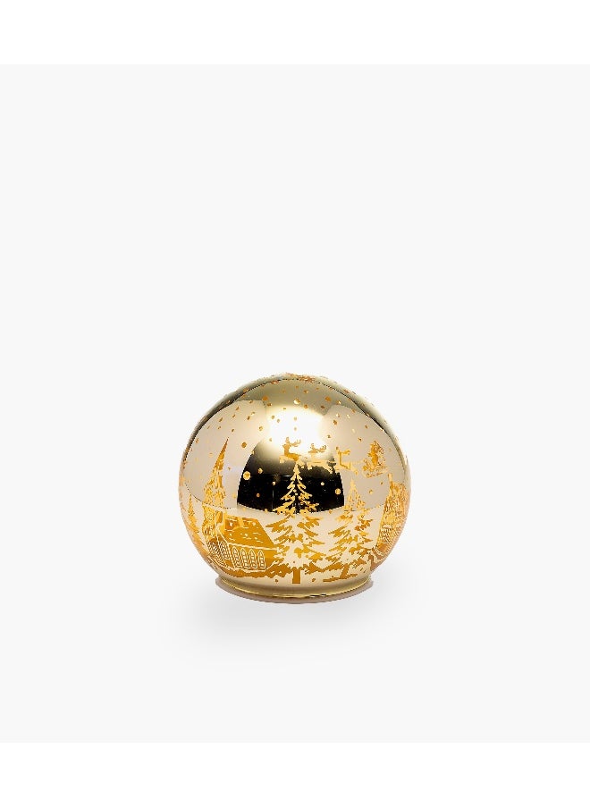 Roomours - Gold Glass Ball M 11Cm - Image 1