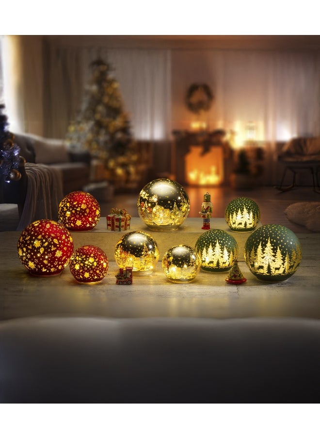Roomours - Gold Glass Ball M 11Cm - Image 1