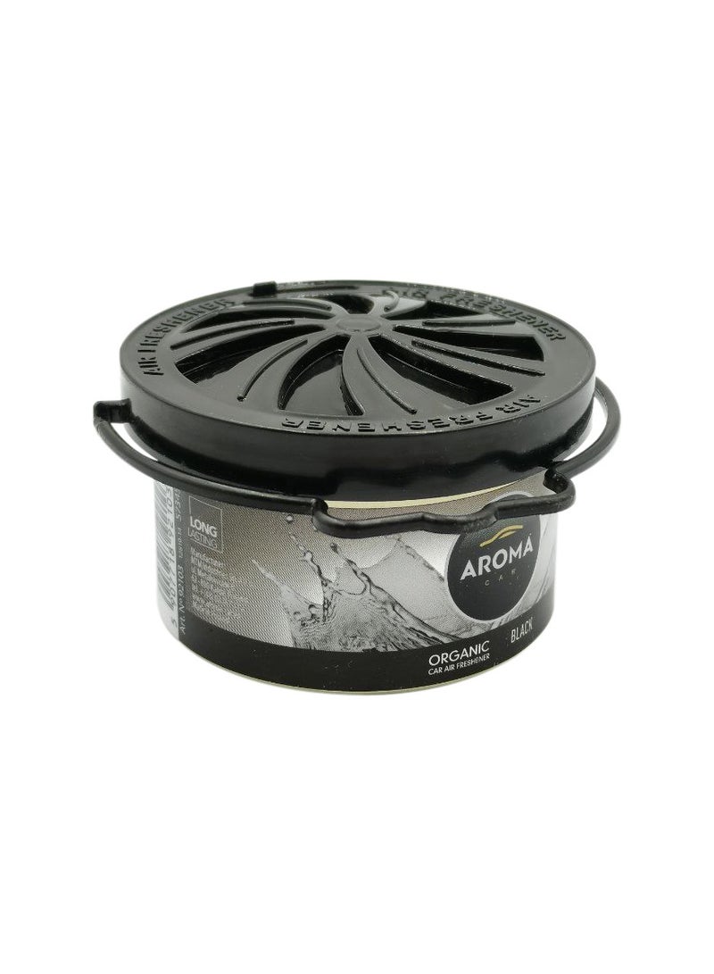 أروما معطر جو عضوي 40 جرام للسيارات والمنزل معطر هواء للسيارة يدوم طويلاً
رائحة الأسود - Image 2