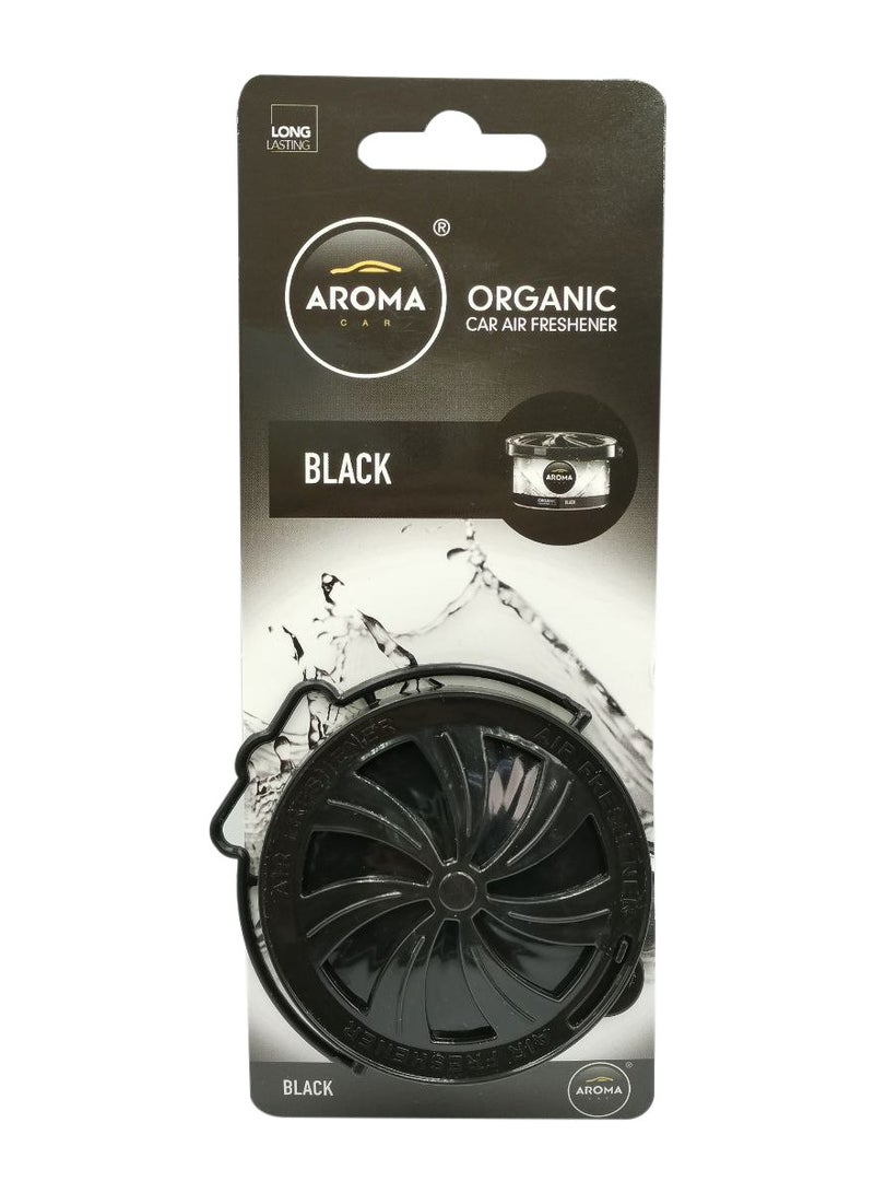أروما معطر جو عضوي 40 جرام للسيارات والمنزل معطر هواء للسيارة يدوم طويلاً
رائحة الأسود - Image 5