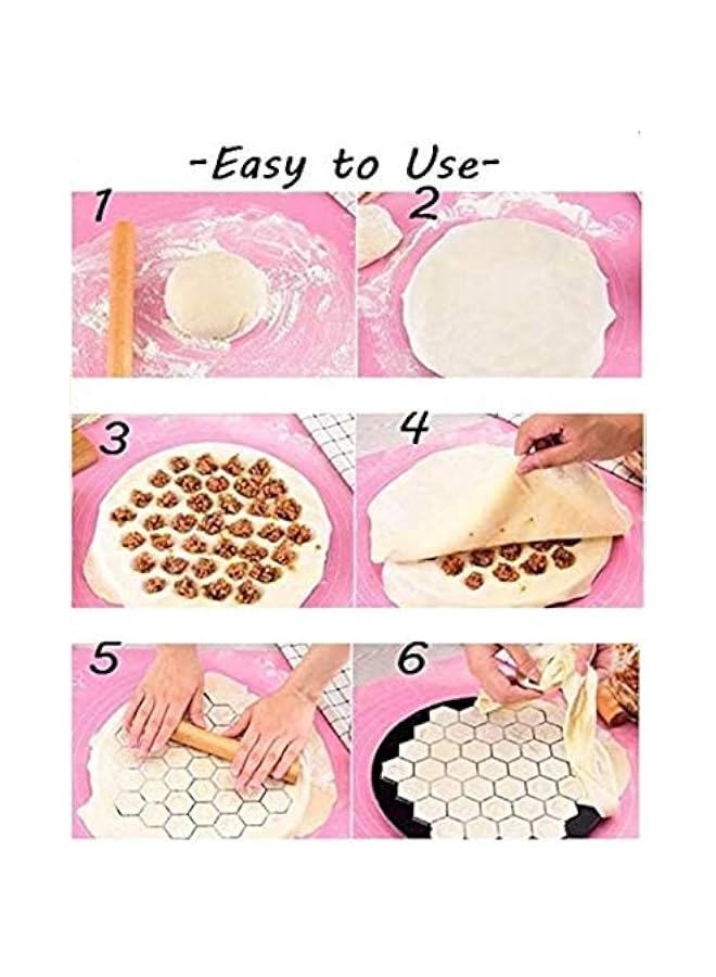 MIXDE Russian Ravioli Maker Dumpling Maker Mold, Kitchen Pelmeni Metal Mold Aluminum Alloy Dumpling Maker Machine Pie Ravioli Mould - Image 5