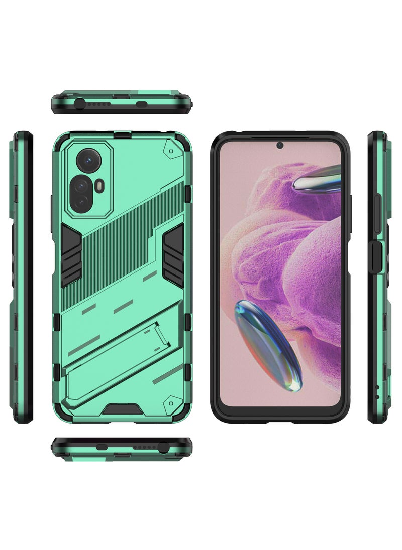 جولدن ماسك - شاومى ريدمى نوت 12 اس (Xiaomi Redmi Note 12S) جراب بانك كفر حماية للهاتف - (اخضر) - Image 1
