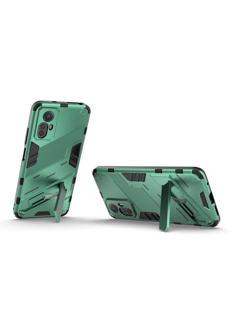 جولدن ماسك - شاومى ريدمى نوت 12 اس (Xiaomi Redmi Note 12S) جراب بانك كفر حماية للهاتف - (اخضر) - Image 1