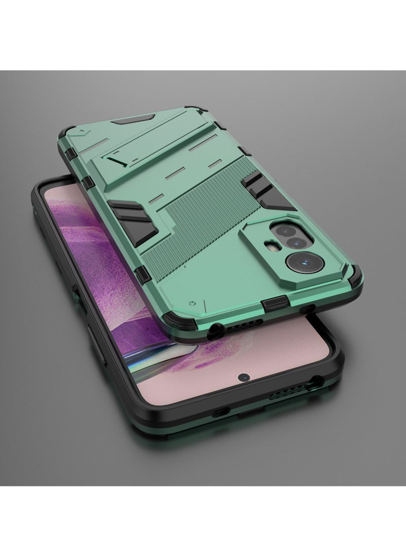 جولدن ماسك - شاومى ريدمى نوت 12 اس (Xiaomi Redmi Note 12S) جراب بانك كفر حماية للهاتف - (اخضر) - Image 1