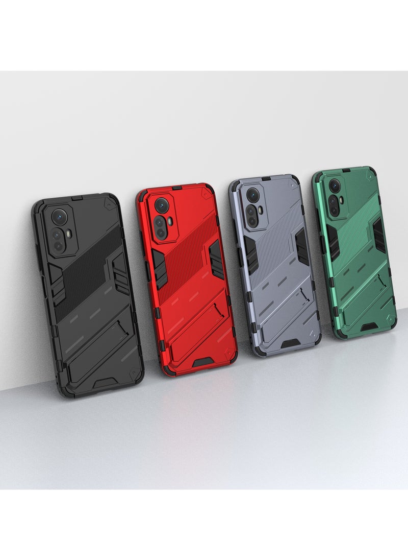 جولدن ماسك - شاومى ريدمى نوت 12 اس (Xiaomi Redmi Note 12S) جراب بانك كفر حماية للهاتف - (اخضر) - Image 1